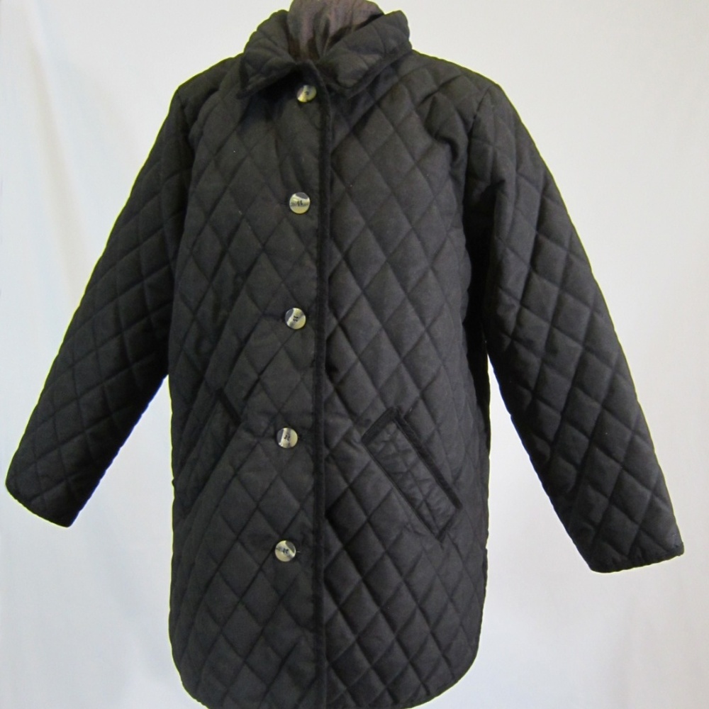 Tog Shop, Quilted Button Front Coat - image 1